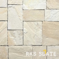 Облицовочный камень RKS SLATE Mint White Sandstone Castle
