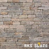 Натуральный камень для фасада RKS SLATE Scotch Blend Strips