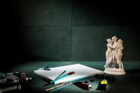 Сланец RKS SLATE Brazil Black Natural 600x600x10 мм — RKS SLATE