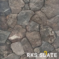 RKS SLATE Black Basalt Loose для облицовки фасадов и интерьеров. Натуральный камень, прочный и красивый. Долговечность и элегантность. Быстрая доставка!