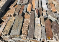 Натуральный камень для фасада RKS SLATE Multi Quartz Strips