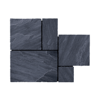 Натуральная плитка из известняка Belgian Black идеальна для мощения дорожек — RKS SLATE 